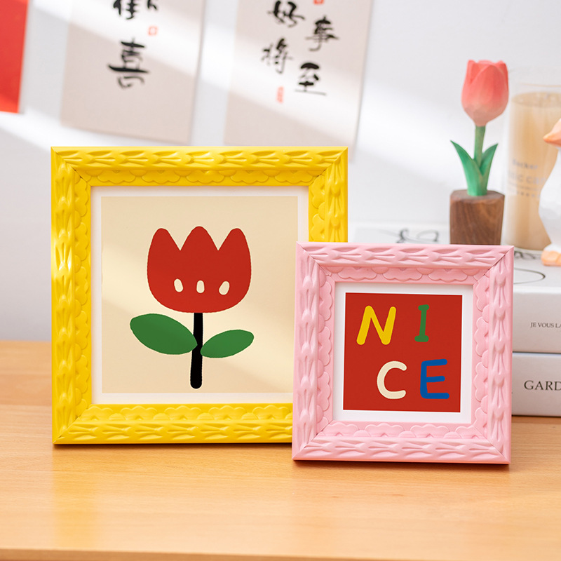 Colorful Photo Frame 5Inch-A4  - Resin Art Frame ulasan dan harga