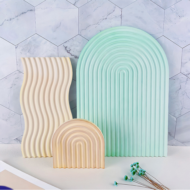 DIY Striped Wave Tray Mold For - Resin Art Tray ulasan dan harga