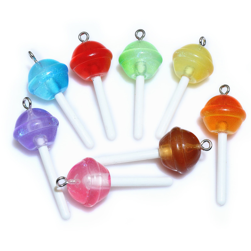10pcs Resin Pendants Shiny Rou - Resin Art Glitter ulasan dan harga