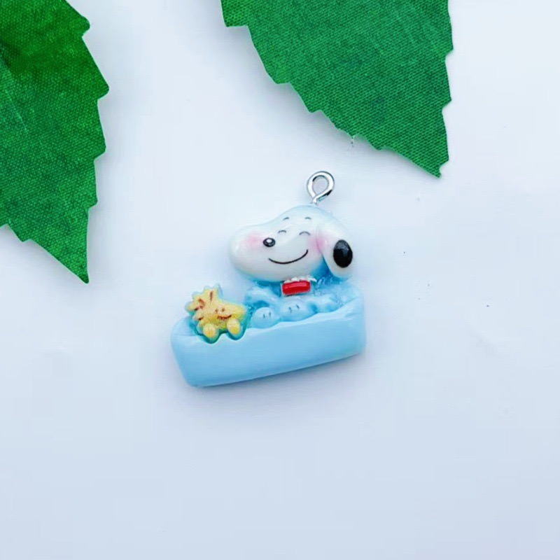 12pcs resin cartoon dog pendan - Resin Art Box ulasan dan harga