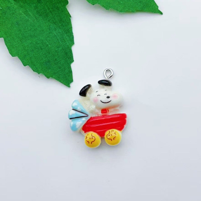 12pcs resin cartoon dog pendan - Resin Art Box ulasan dan harga