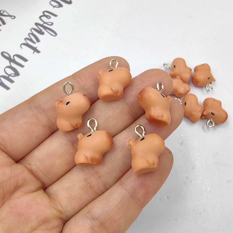 10pcs Cute Small Capybara Char - Resin Art Box ulasan dan harga