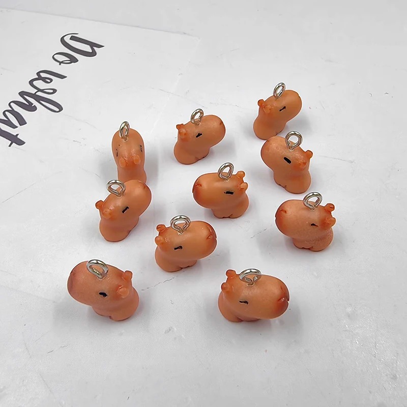 10pcs Cute Small Capybara Char - Resin Art Box ulasan dan harga