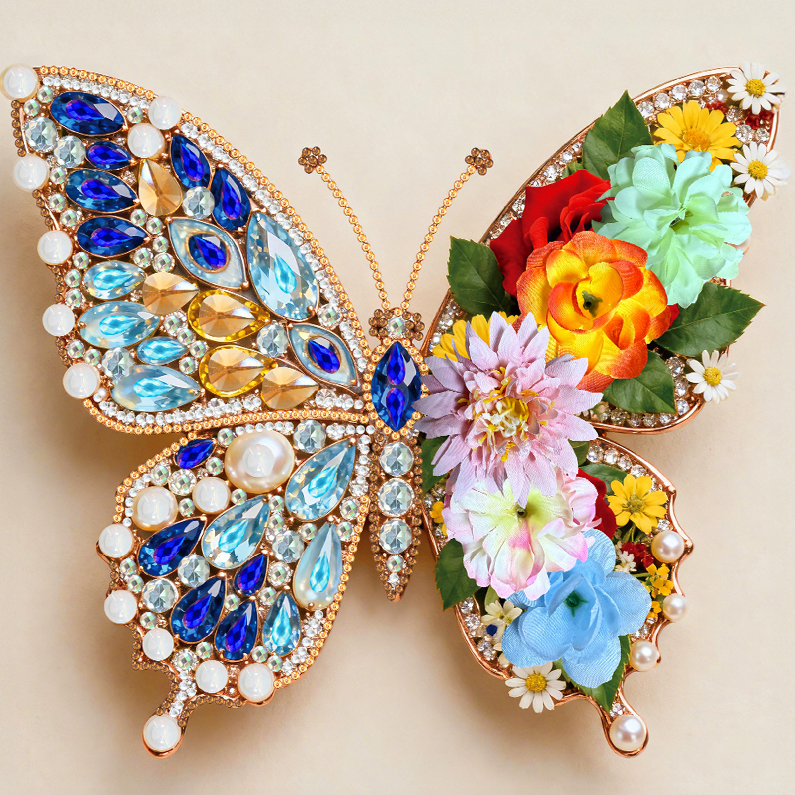 Butterfly DIY Diamonds Dots Ge - Resin Art Frame ulasan dan harga