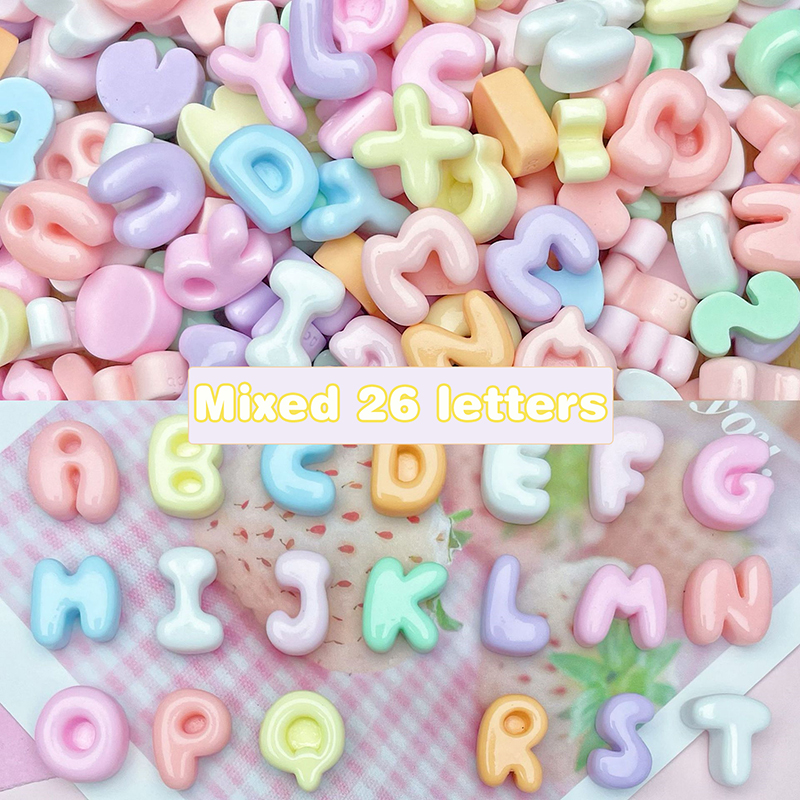 New20Pcs Mini Letters Mixed Re - Resin Art Phone Case ulasan dan harga