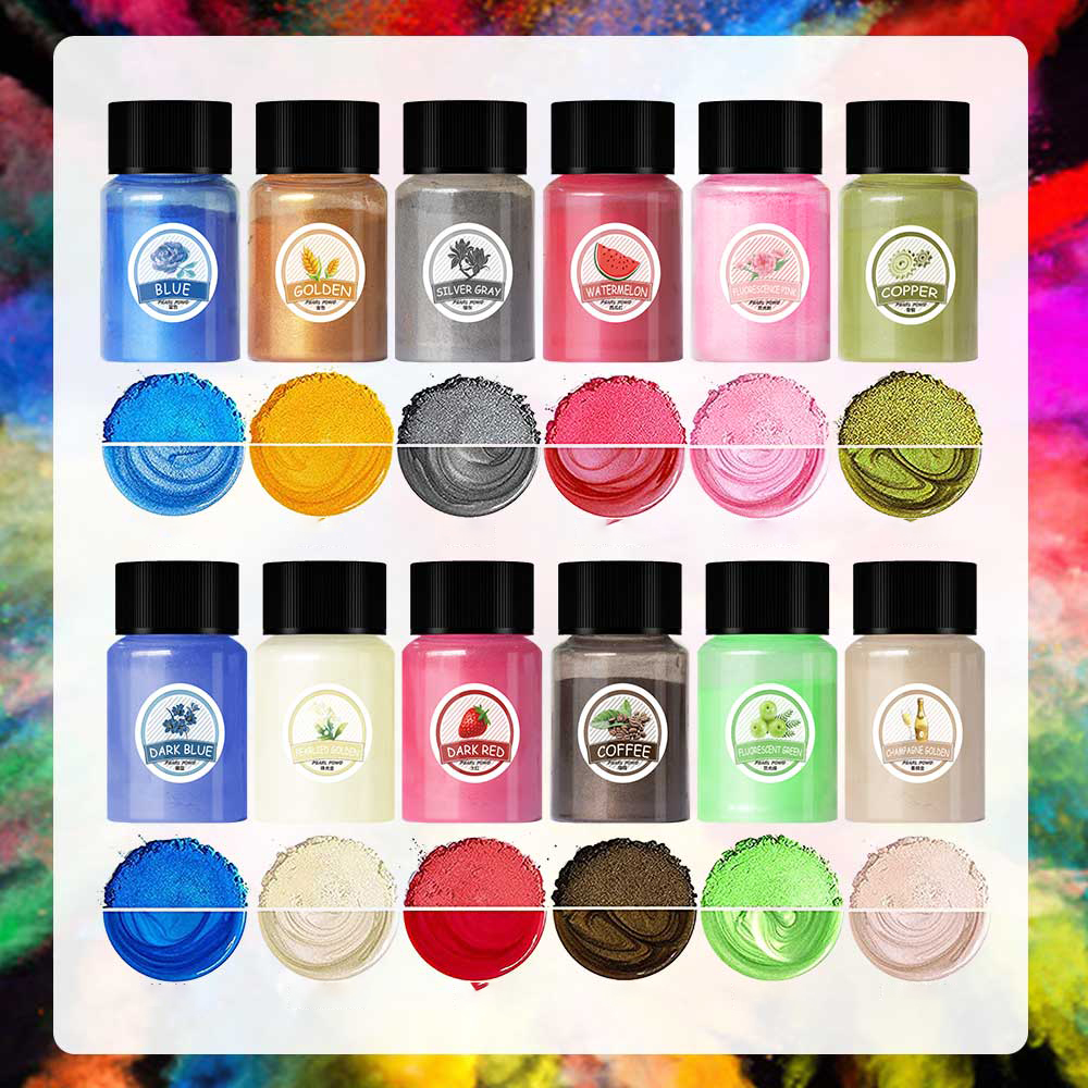 10ml Pearl Powder Epoxy Resin  - Pearl Powder Resin ulasan dan harga