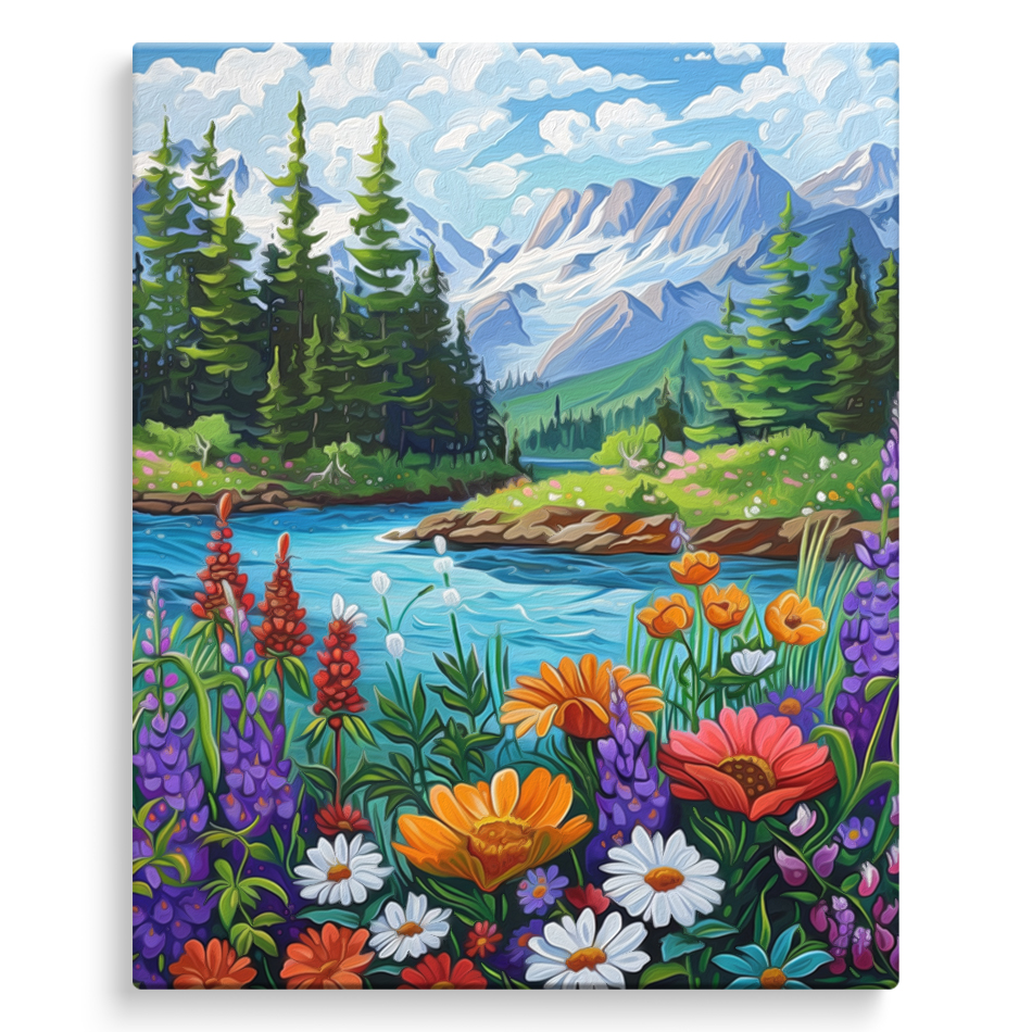 2026-Paint By Numbers,Scenic F - Resin Art Frame ulasan dan harga