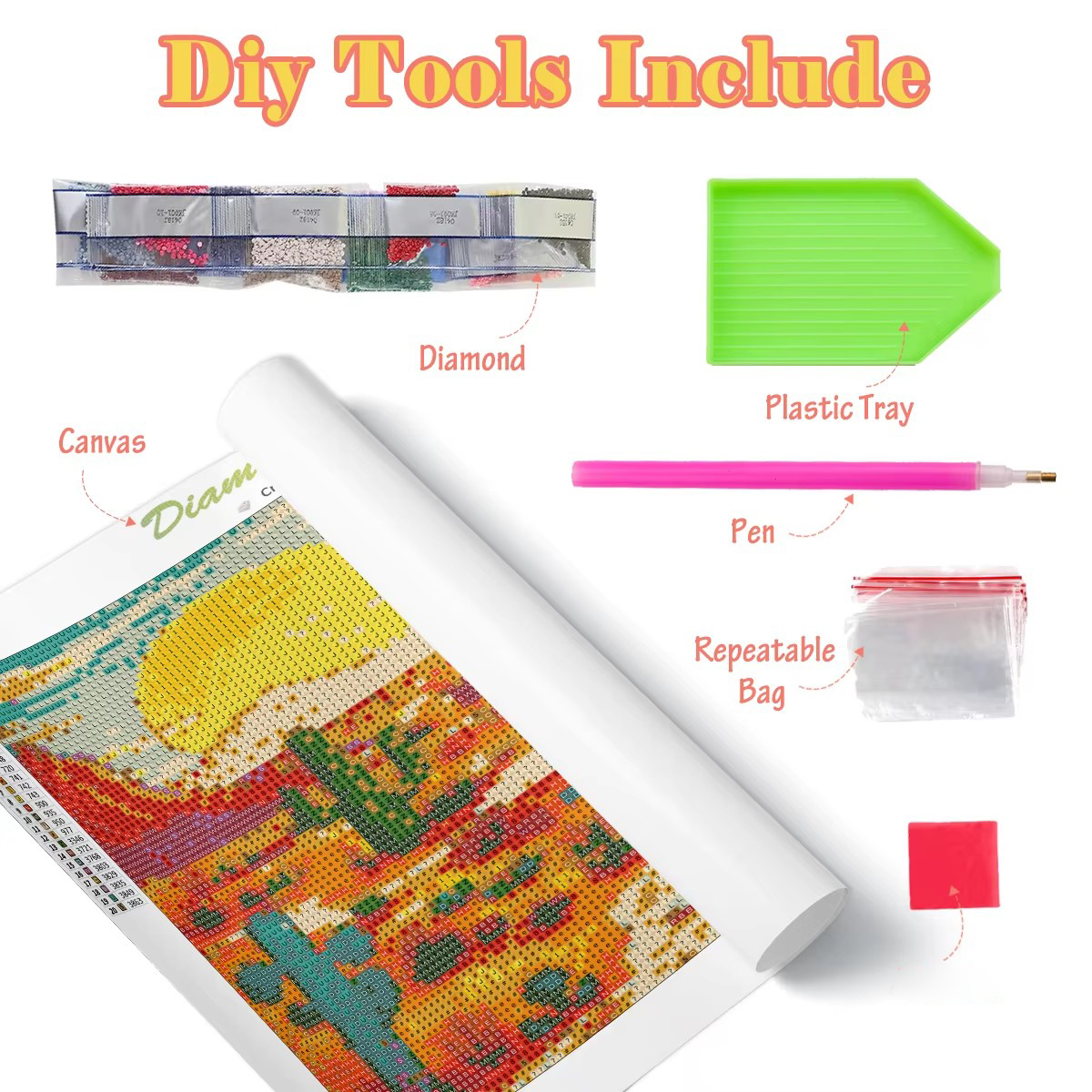 GATYZTORY Diamond Painting Kit - Resin Art Ideas With Pictures ulasan dan harga