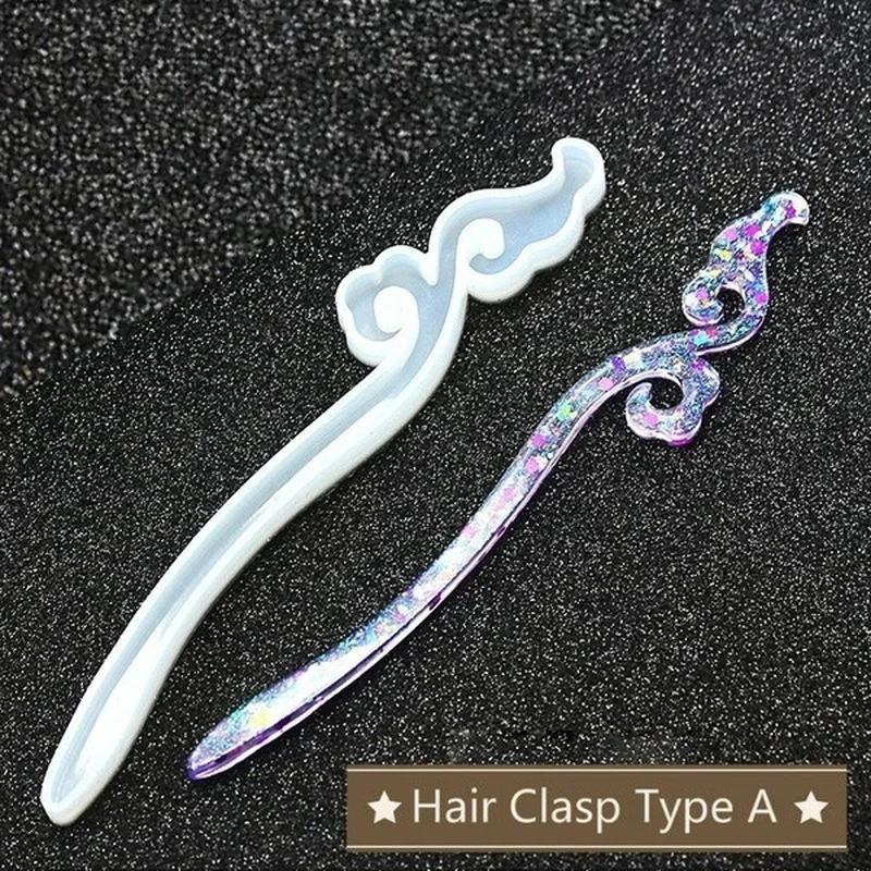 New Transparent Hairpin Silico - Resin Art Box ulasan dan harga