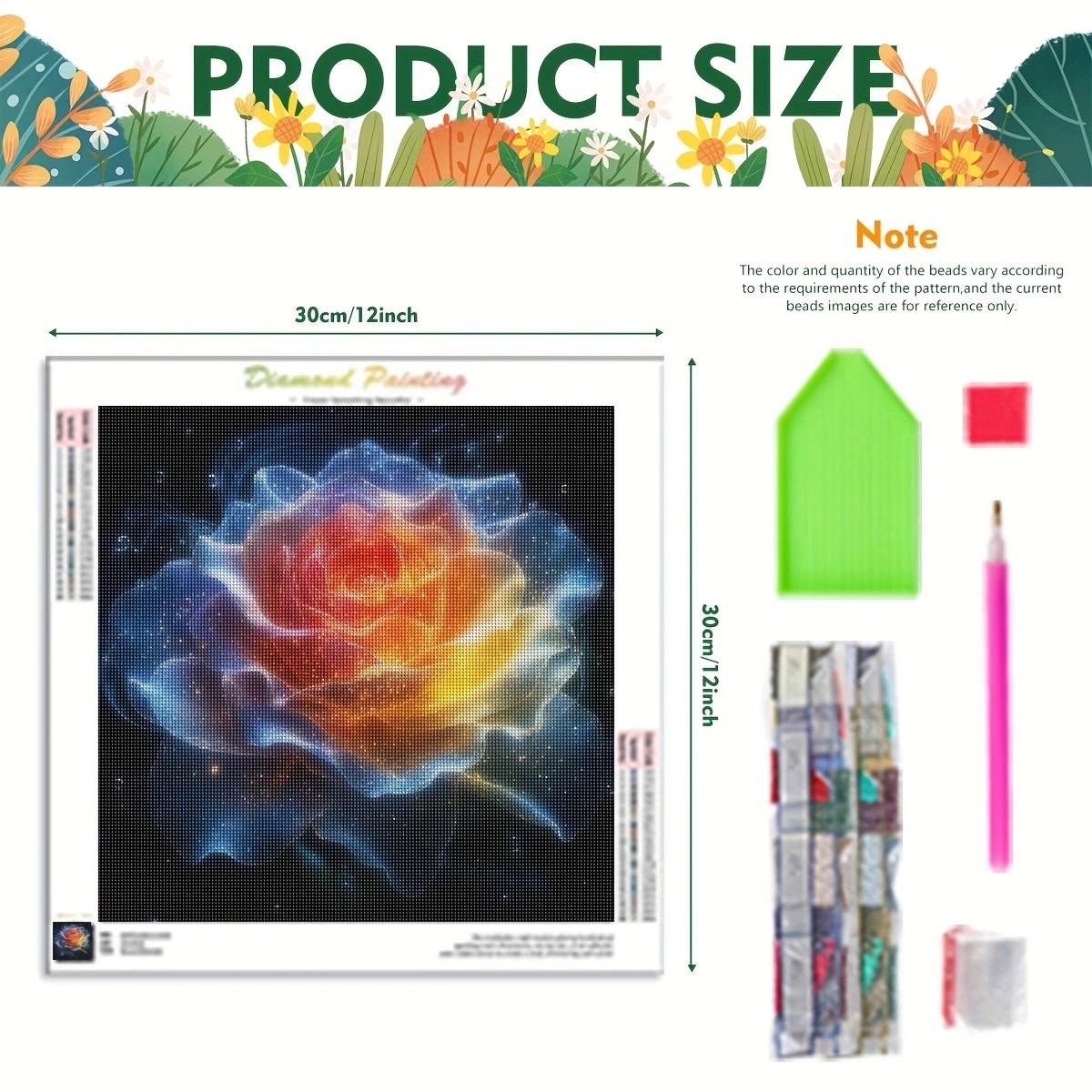 Flower Diamond Painting Kits W - Resin Art Ideas With Pictures ulasan dan harga