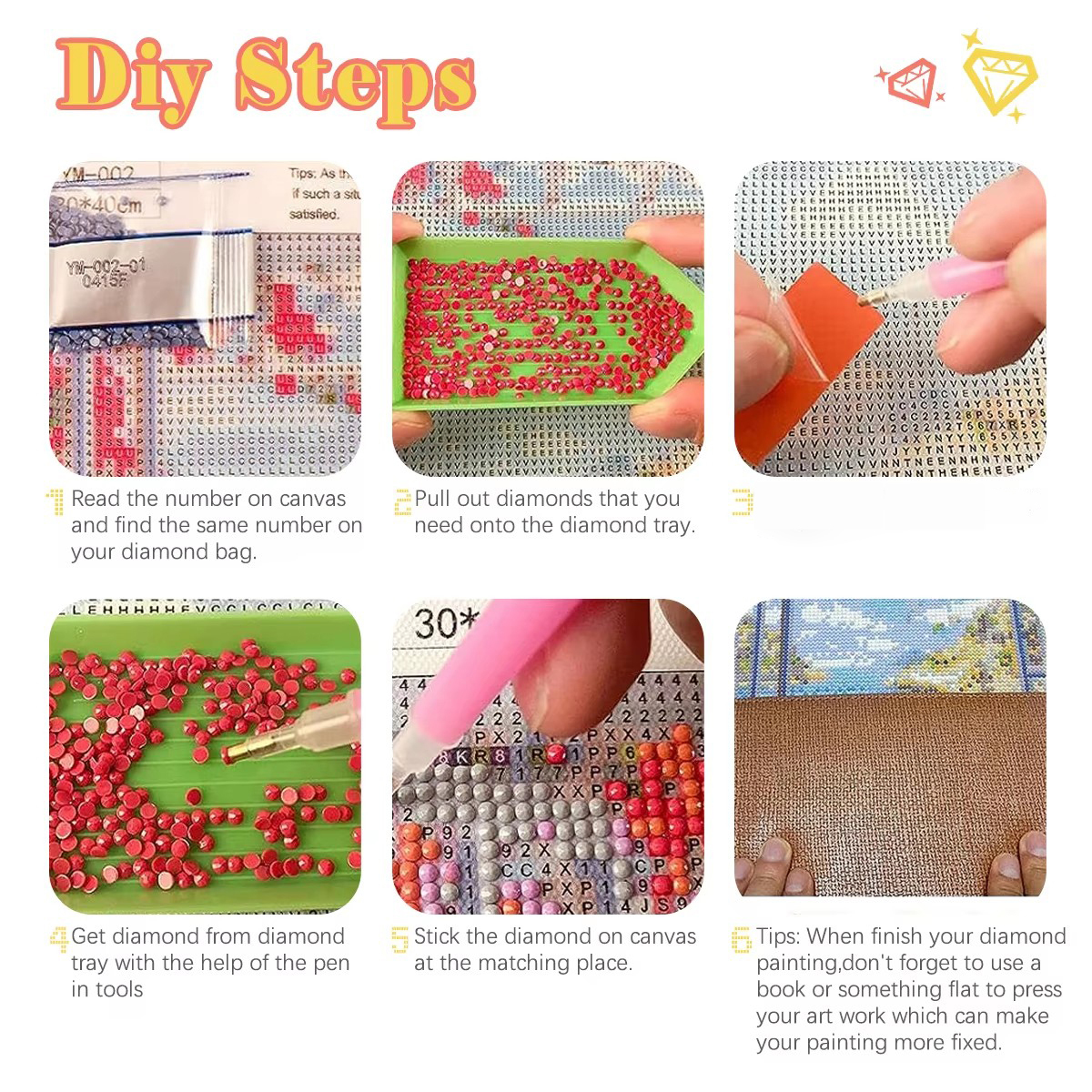 Flower Diamond Painting Kits W - Resin Art Ideas With Pictures ulasan dan harga