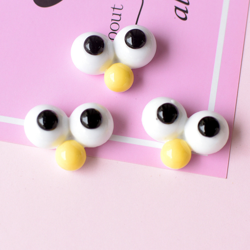 10Pcs Cute Eyes Flatback Resin - Resin Art Phone Case ulasan dan harga