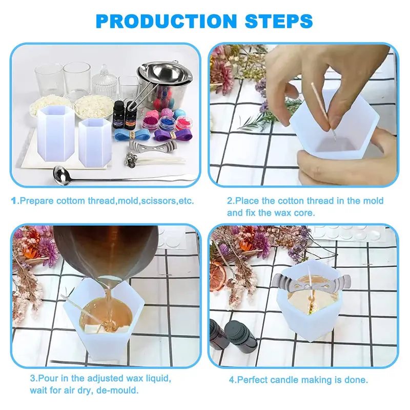 Cylinder Silicone Candle Molds - Resin Art Clay ulasan dan harga