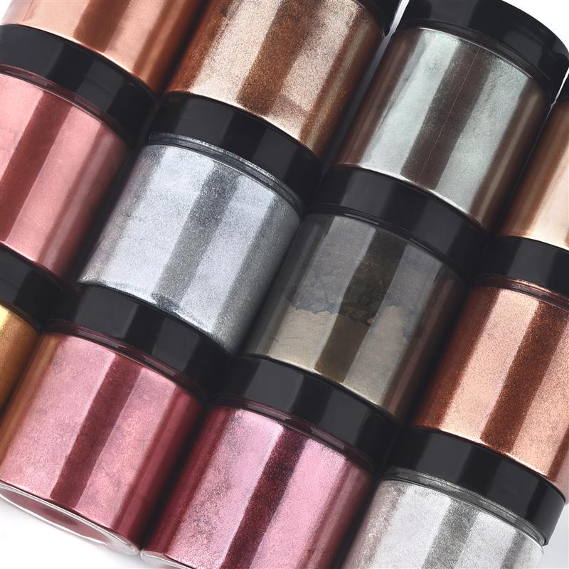 50g Shimmer Metallic Gold Silv - Pearl Powder Resin ulasan dan harga