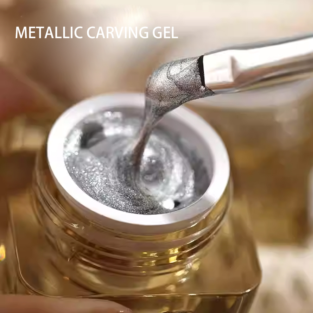 8g Metallic Carving Gel 3D Emb - Resin Art Rose ulasan dan harga