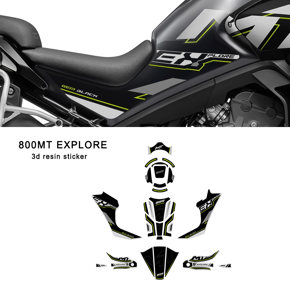 For 800MT Explore 800 MT 2023  - Resin Art Sticker ulasan dan harga
