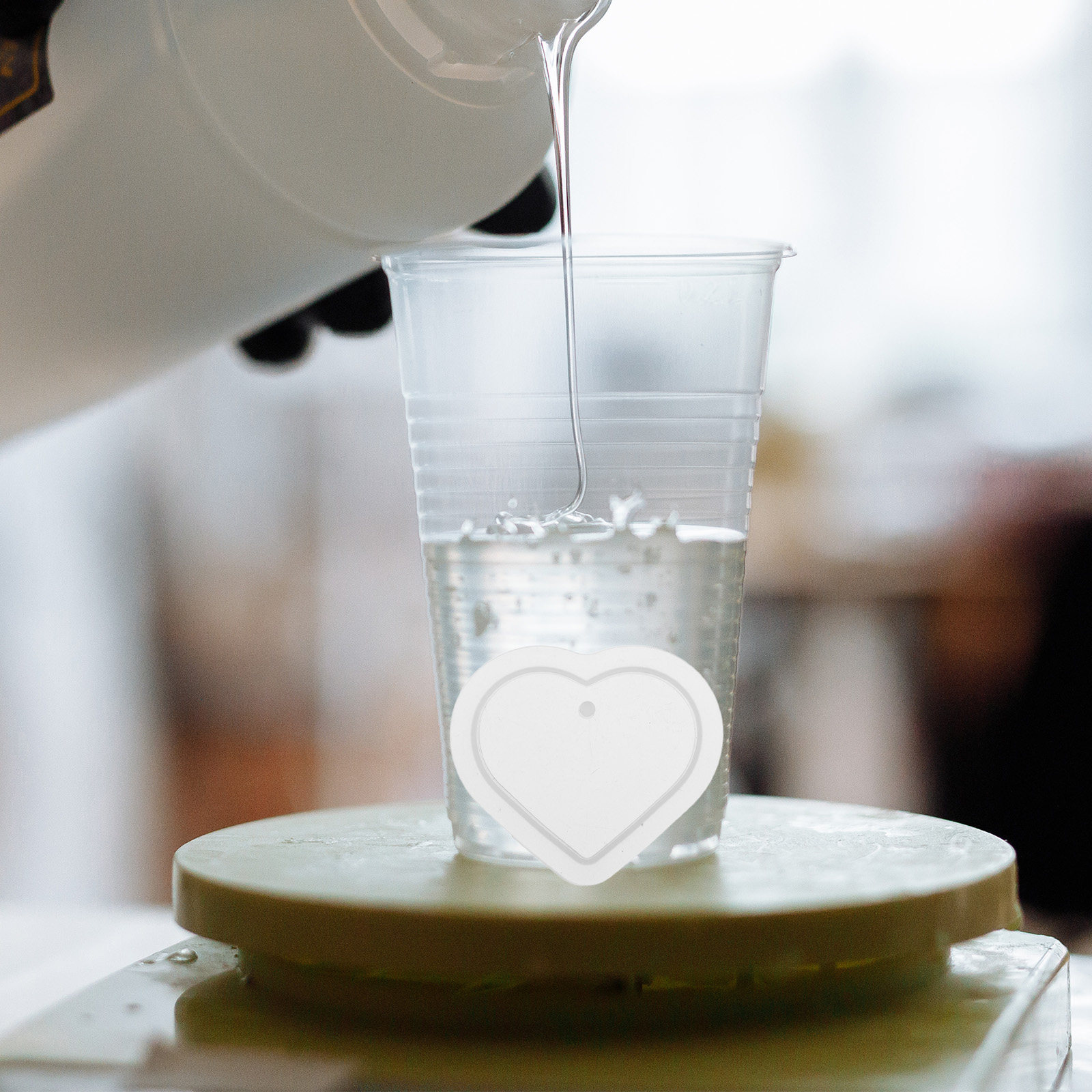 6Pcs Heart Resin Silicone Mold - Resin Art A Keychain ulasan dan harga