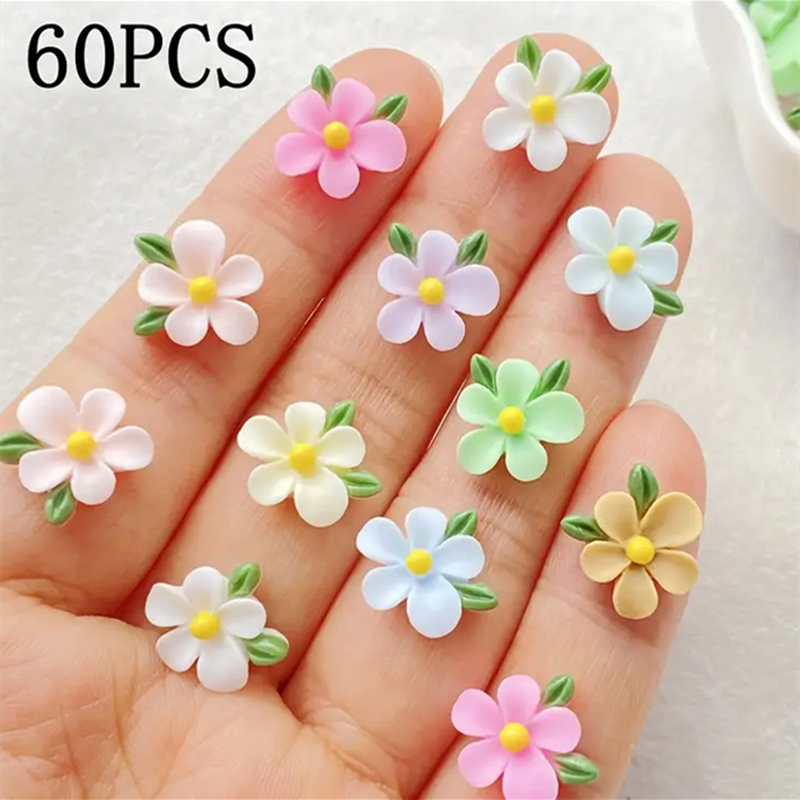 60pcs Mixed Resin Mini Colorfu - Resin Art Rose ulasan dan harga