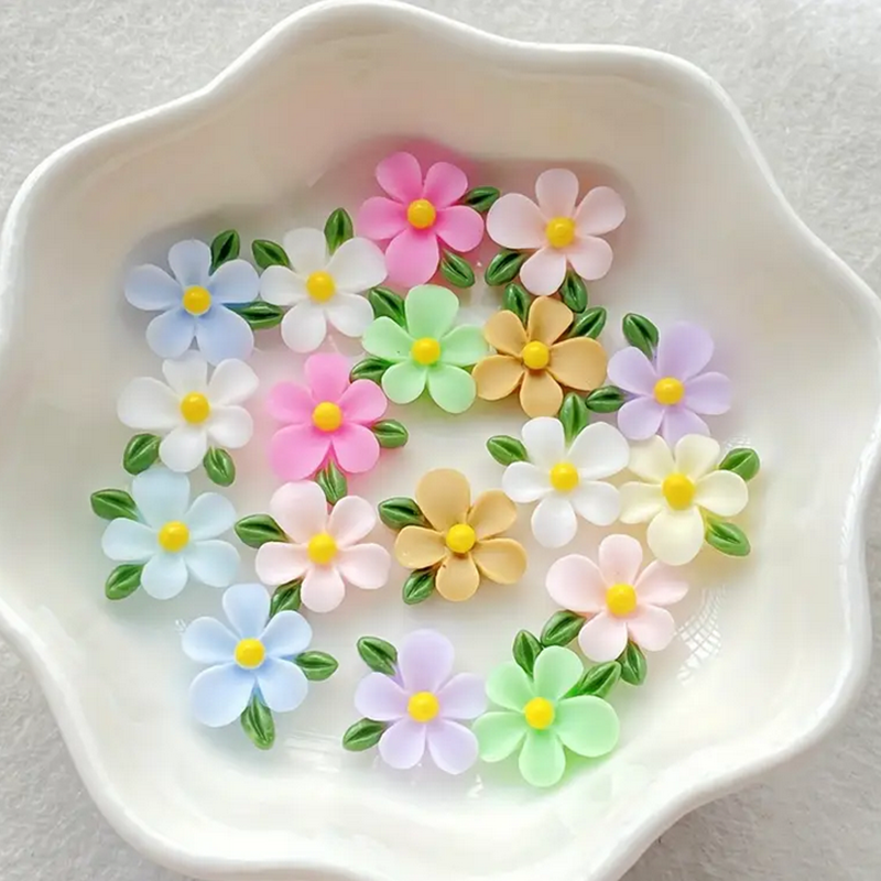 60pcs Mixed Resin Mini Colorfu - Resin Art Rose ulasan dan harga