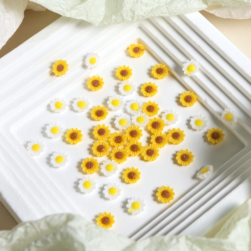 50Pcs Resin Filling 6mm Yellow - Resin Art A Keychain ulasan dan harga