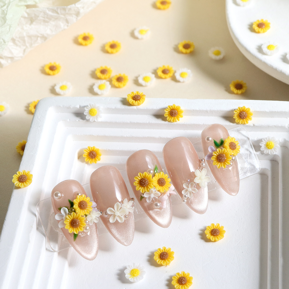 50Pcs Resin Filling 6mm Yellow - Resin Art A Keychain ulasan dan harga