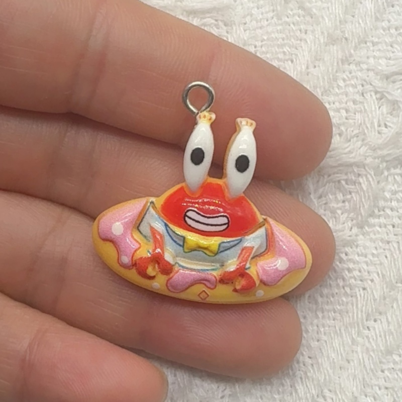 10pcs cartoon resin pendant, D - Resin Art Box ulasan dan harga