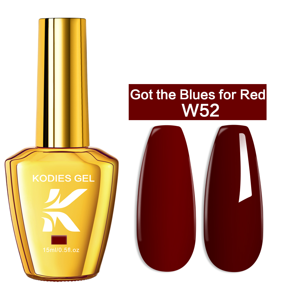 KODIES GEL Burgundy Red Gel Na - Resin Art Uv Light ulasan dan harga