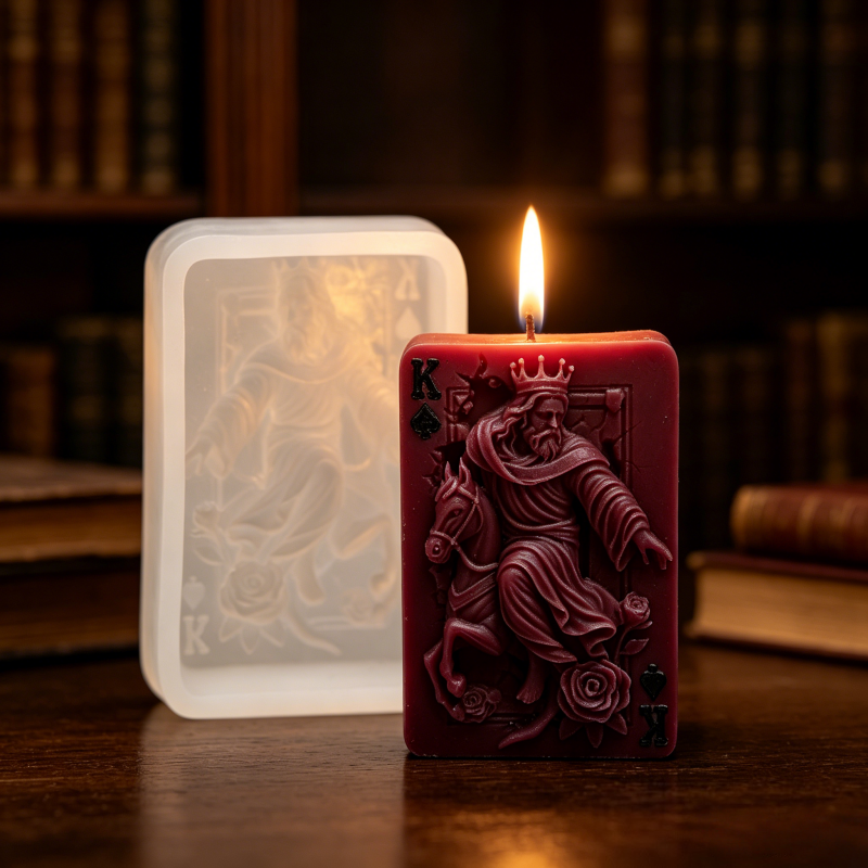 Vintage Spade King Poker Card  - Resin Art Rose ulasan dan harga