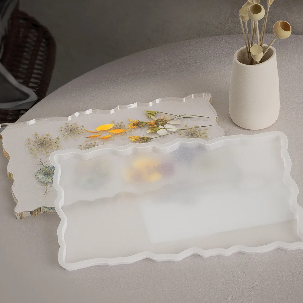 Tray Epoxy Resin Silicone Mold - Resin Art Tray ulasan dan harga