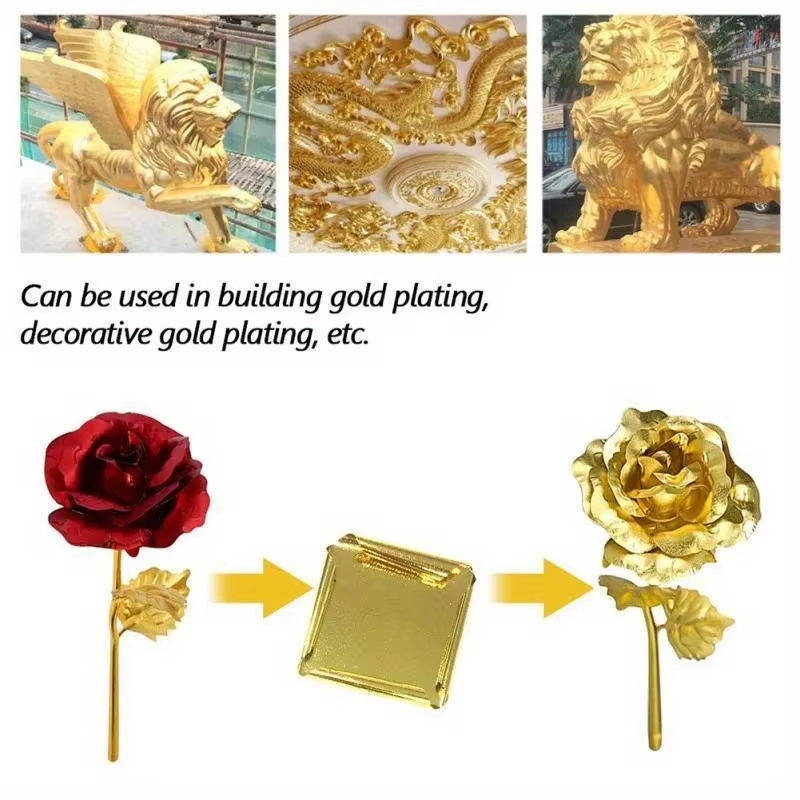 100pcs Imitation Gold Sliver C - Resin Art Wedding Gift ulasan dan harga