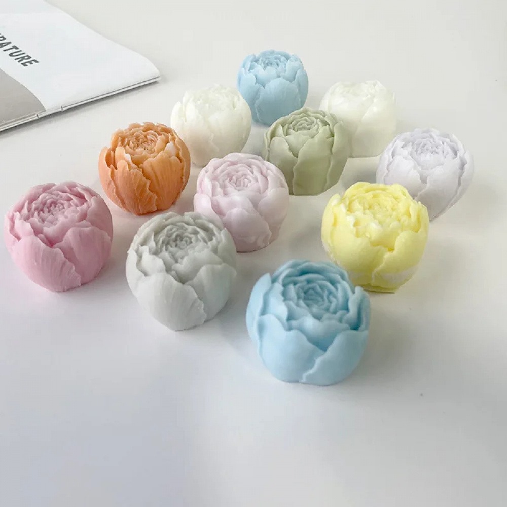 3D Flowers Silicone Candle Mol - Resin Art Clay ulasan dan harga