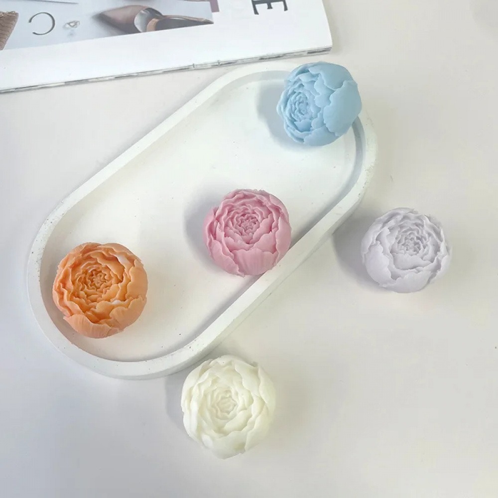 3D Flowers Silicone Candle Mol - Resin Art Clay ulasan dan harga