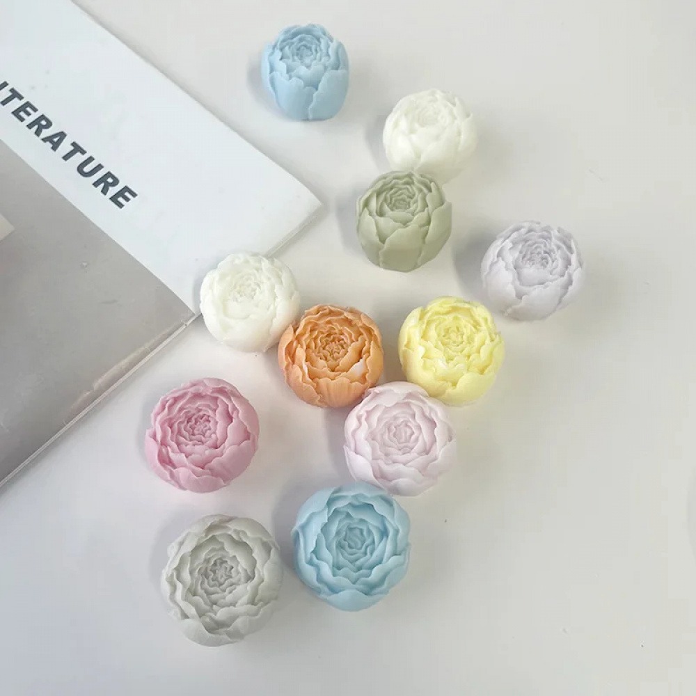 3D Flowers Silicone Candle Mol - Resin Art Clay ulasan dan harga