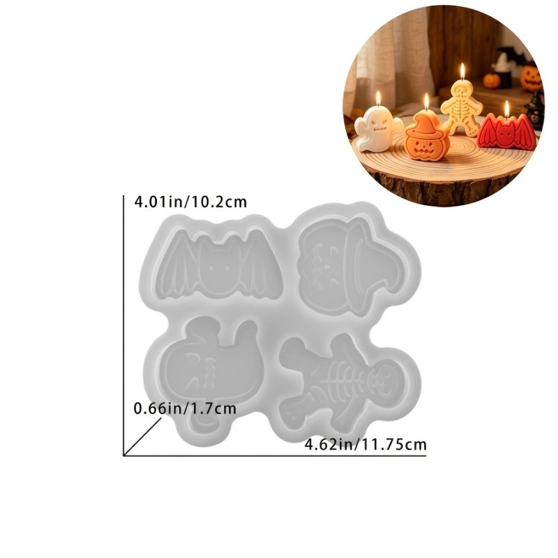 4-cavity silicone resin mold s - Resin Art Clay ulasan dan harga