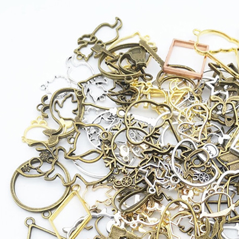 50g 100g DIY Mixed Charms Pend - Resin Art Frame ulasan dan harga