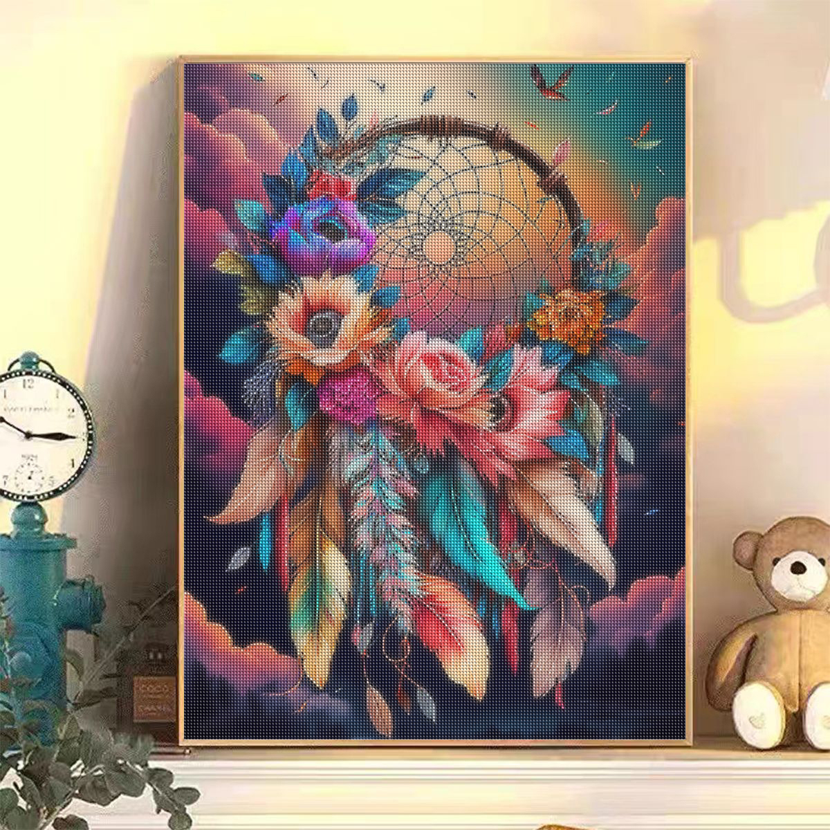 Frameless, Diamond Painting Dr - Resin Art Rose ulasan dan harga