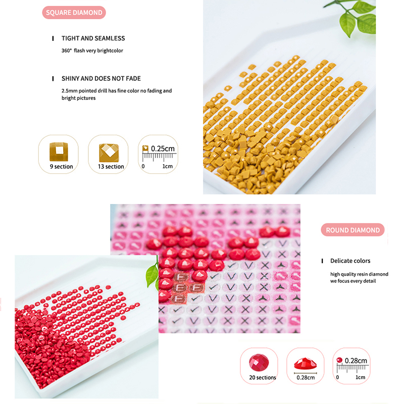 Frameless, Diamond Painting Dr - Resin Art Rose ulasan dan harga
