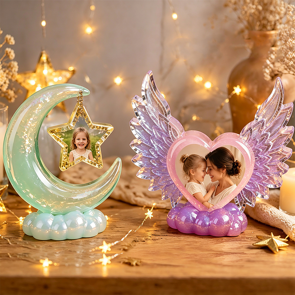 S0308 Heart Shaped Photo Frame - Resin Art Frame ulasan dan harga