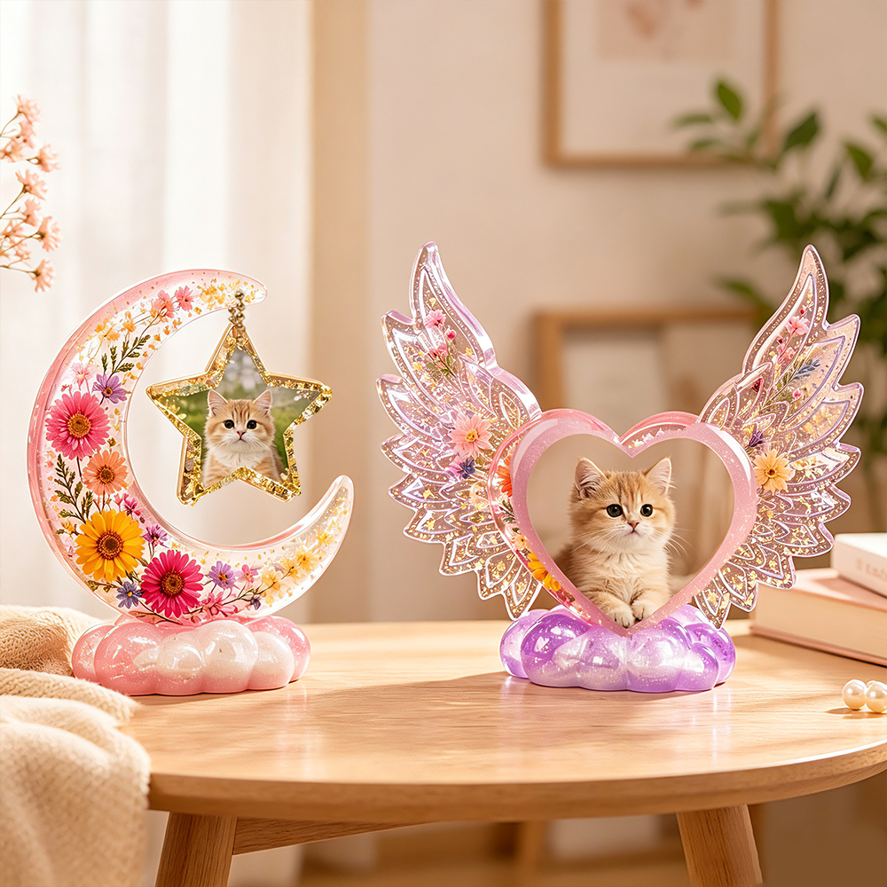 S0308 Heart Shaped Photo Frame - Resin Art Frame ulasan dan harga