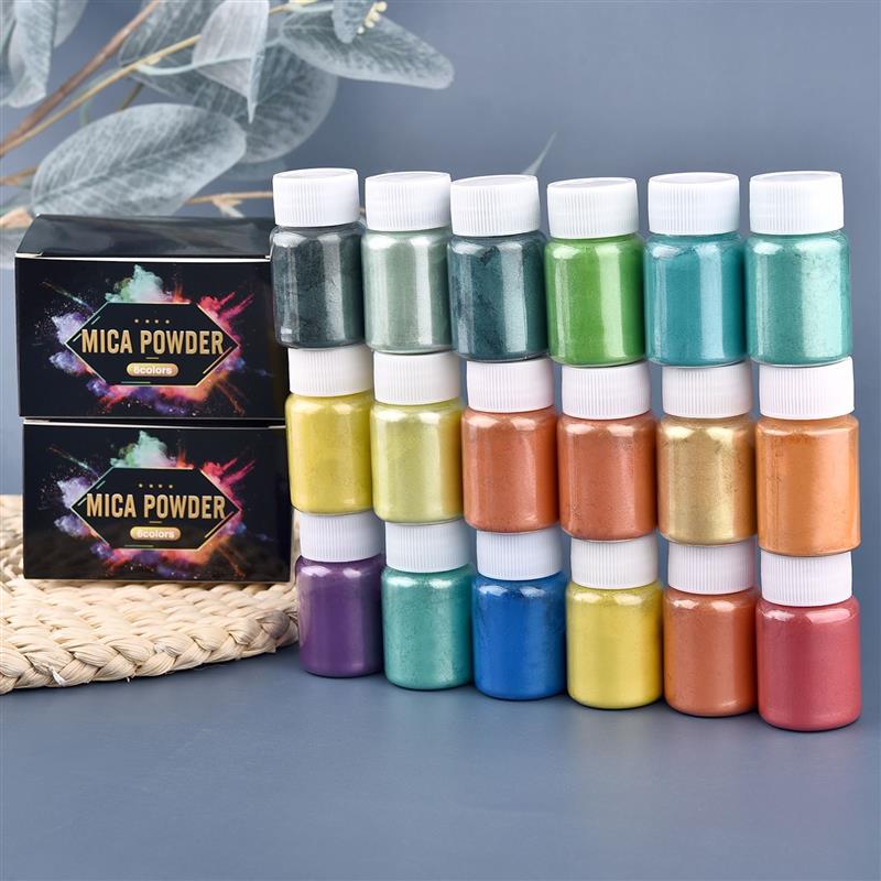 6 Pcs-Set Epoxy Resin Dye Mica - Pearl Powder Resin ulasan dan harga