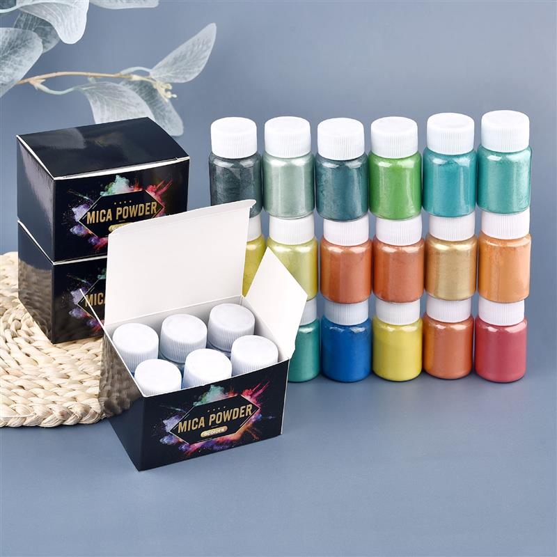 6 Pcs-Set Epoxy Resin Dye Mica - Pearl Powder Resin ulasan dan harga