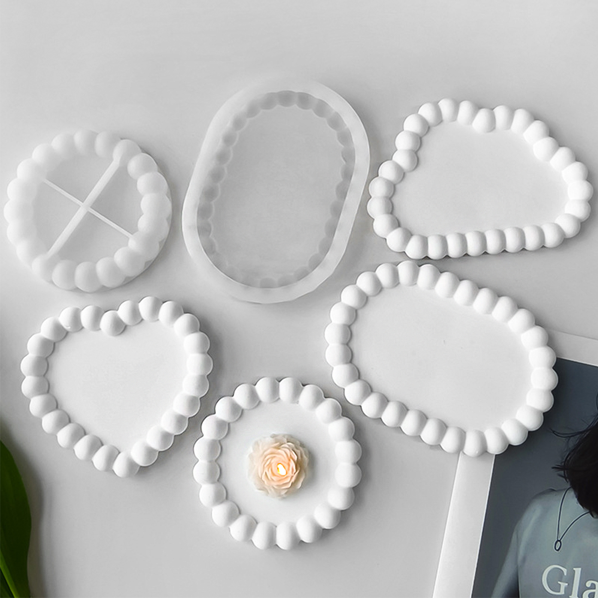 Bubble Tray Silicone Mold DIY  - Resin Art Tray ulasan dan harga