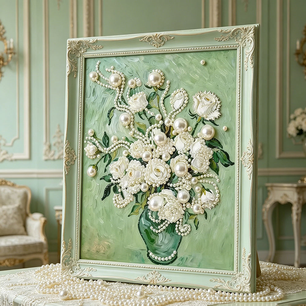 Huacan DIY Pearl Art Painting  - Resin Art Rose ulasan dan harga