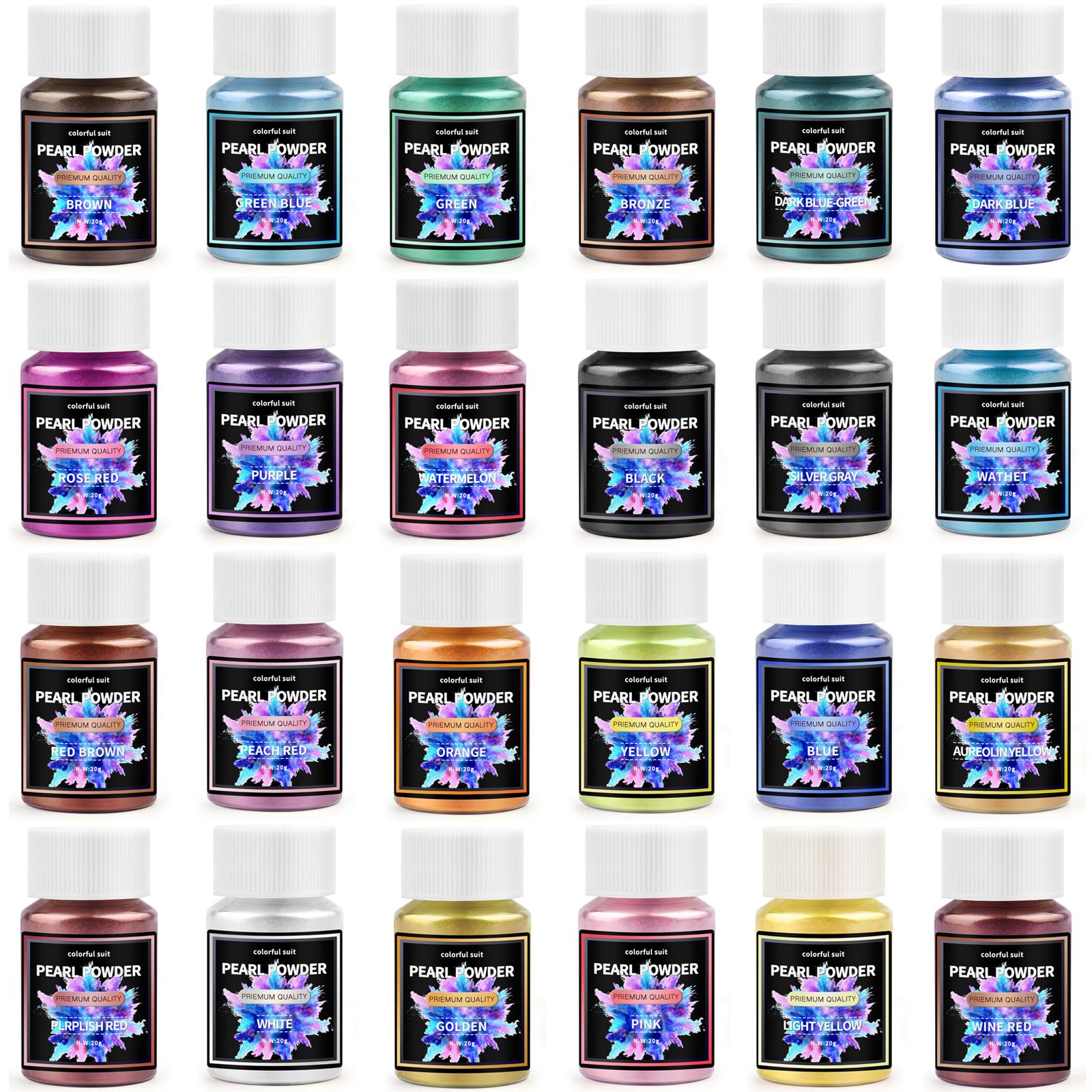20ml Cosmetic Grade Pearlescen - Pearl Powder Resin ulasan dan harga