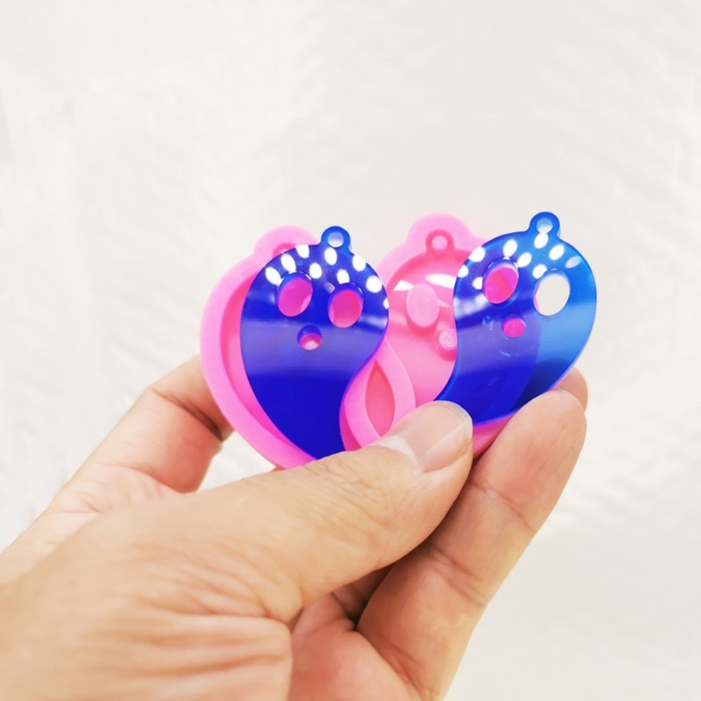 Shiny Cute Ghost Silicone Mold - Resin Art A Keychain ulasan dan harga